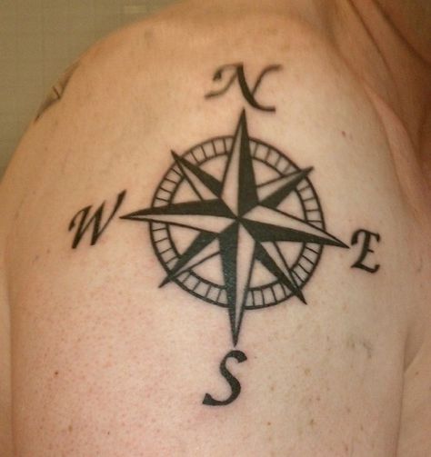 With smaller letters. Compass Tattoo Meaning, Simple Compass Tattoo, Compass Tattoos, Simple Compass, Rose Tattoo Meaning, Meaning Tattoos, Compass Rose Tattoo, Tattoos Meaning, Flower Tattoo Meanings