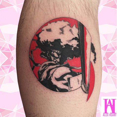 New Zealand Tattoo, Gamer Tattoos, Tattoo Anime, Temporary Tattoo Sleeves, Manga Tattoo, Afro Samurai, Custom Temporary Tattoos, Red Ink Tattoos, Stylist Tattoos