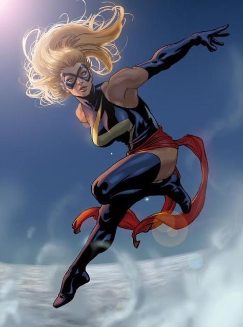 Ms. Marvel Ms. Marvel, Ms Marvel Captain Marvel, Miss Hulk, Miss Marvel, Marvel Statues, Marvel Coloring, Bd Comics, Marvel Comics Art, Marvel Girls