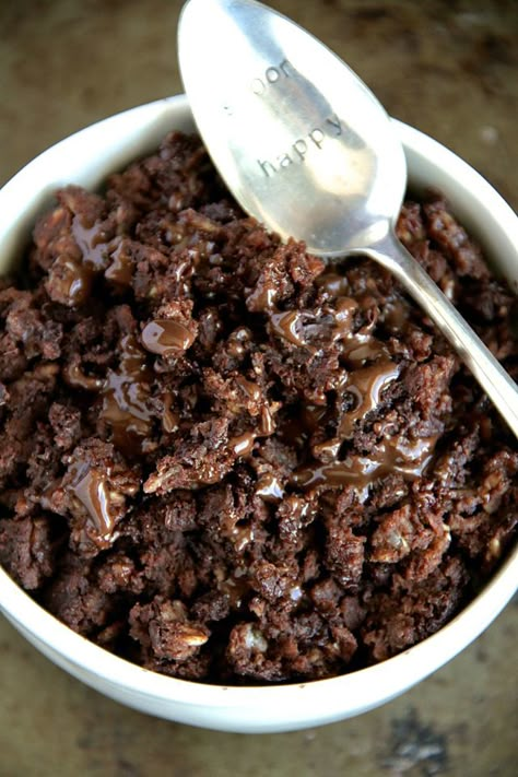 Brownie Batter, Breakfast Bake, Dessert Food, Baked Oatmeal, Trim Healthy, Oatmeal Recipes, Good Healthy Recipes, Vegan Breakfast, Breakfast Foods