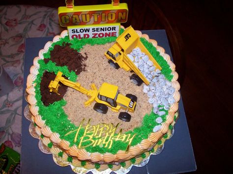 Construction cake i made for a heavy equipment operator on his 60th birthday Bulldozer Cake, Construction Birthday Party Cakes, Excavator Cake, Dump Truck Cakes, Construction Birthday Cake, Dump Truck Birthday Party, Truck Birthday Cakes, Dump Truck Birthday, Construction Theme Birthday Party