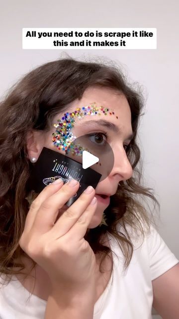 Daze Livingstone | Face Painter ✨ | This looks like it hurt but I swear it didn’t 💀✨ . . . #festival #festivals #festivalseason #glitter #glittereye #festivalglitter ... | Instagram Glitter Face Makeup Festival, Face Glitter Ideas Festival, Face Gem Ideas, Face Glitter Ideas, Glitter Face Festival, Festival Face Glitter, Festival Glitter Makeup, Glitter Face Makeup, Festival Makeup Glitter