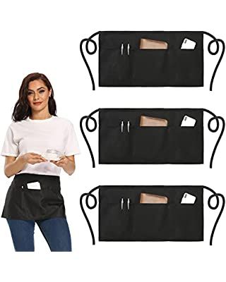 Restaurant Server, Half Aprons, Restaurant Aprons, Waitress Apron, Utility Apron, Aprons For Women, Baking Crafts, Waist Apron, Bbq Apron