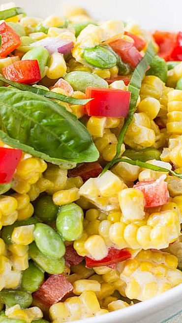 Roasted Corn and Edamame Salad [ SkinnyFoxDetox.com ] #salad #skinny #health Spicy Southern Kitchen, Edamame Salad, Corn Salad Recipes, Southern Kitchen, Roasted Corn, Corn Salad, Corn Salads, Salad Bar, Edamame