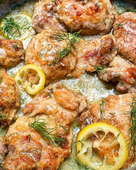 Lemon Dill Chicken – Yohana Yoshe | The Pretend Blogger Lemon And Dill Chicken, Chicken Dill Recipes, Honey Dill Chicken, Dill Chicken Salad, Lemon Dill Chicken, Dill Chicken, Coconut Milk Chicken, Dill Recipes, Chicken Cauliflower