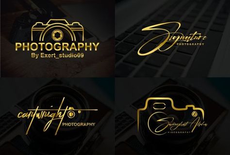 Videography Logo Design, Videography Ideas Creative, Videography Logo, Photography Logo Hd, Photography Signature Logo, Creative Photography Logo, Designer Logo Design, Videography Ideas, Logo Maker Free