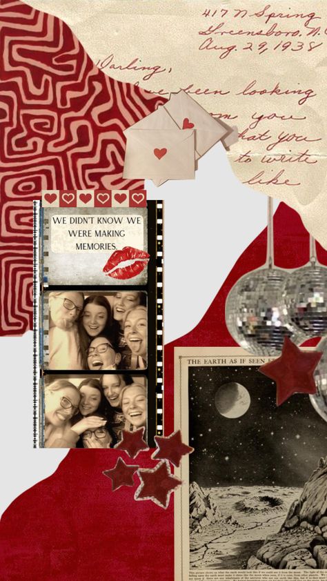 photo booth memories :) #vintage #collage #aesthetic #moodboard #friends #red Vintage Collage Aesthetic, Booth Pictures, Dance Theme, Memories Photo, Scrapbook Pictures, Dance Themes, Grade 7, Aesthetic Moodboard, Vintage Memory