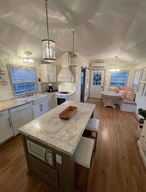 Shed Home Kitchen Ideas, Tony House Kitchen Ideas, 14x60 Tiny House, 14x50 Shed House Interior, Portable Building Homes 16x40 Interior, She’d To Home Conversion, She’s Conversion, Shed Home Floor Plans Layout, 16x40 Shed House Plans 1 Bedroom