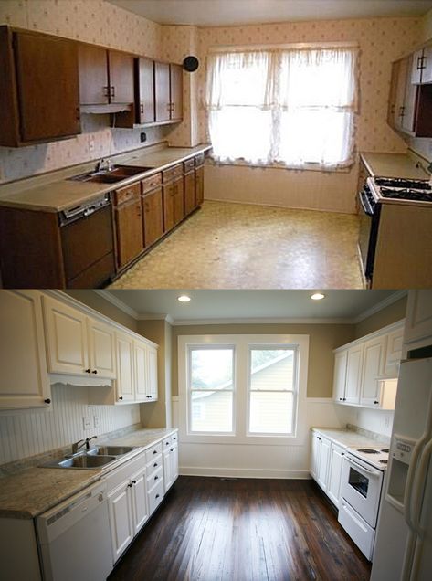 Mill House Renovation Oh what a buying an old house and renovating it can do. Flip Kitchen, Old Home Renovation, Old Houses Renovation, Miller House, Home Renovation Ideas, Best Smart Home, Remodeling Mobile Homes, This Old House, After Pictures