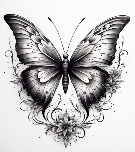 Large Butterfly Tattoo, Art Butterfly Tattoo, Root Tattoo, Insect Drawings, Tattoo Butterflies, Baby Memorial Tattoos, Realistic Butterfly Tattoo, Arm Tattoos Drawing, Thumb Tattoos