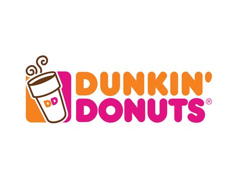 Dunkin Donuts Logo Dunkin Dounuts, Dunkin Donuts Menu, Dunkin Donuts Gift Card, Donut Logo, Donut Vector, Donut Gifts, Banks Logo, Catering Menu, Secret Menu