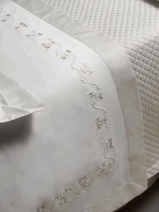 Embroidered Sheets, Embroidery Bedding, Luxury Linens, Embroidered Bedding, Luxury Bedroom Master, Classic Bedroom, Quilted Sham, Bedding Brands, Bed Linens Luxury