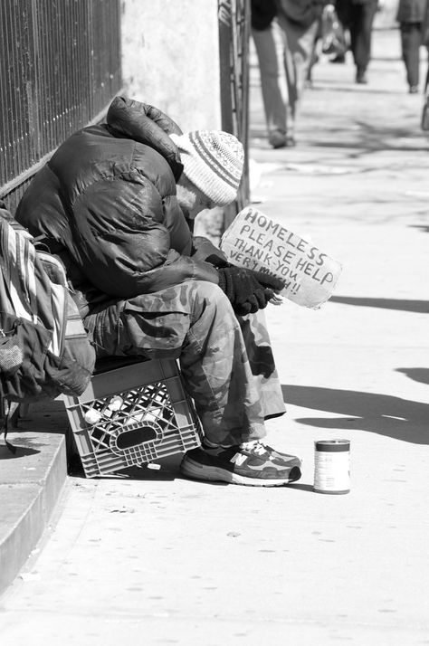 The Poor are Always With You | Study God's Word Homelessness Photography, Regard Animal, Homeless People, Meet New People, We Are The World, Helping The Homeless, Ap Art, Poor People, Black And White Portraits