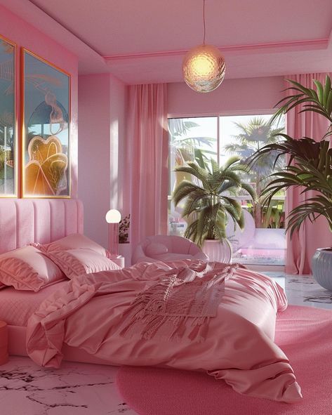 [AI] 80s cotton candy haven 🩷 Get your wall posters on liminaldestinations.com (link in bio!) • • • • (AI images — MJ 6) #80sinterior #1980sinterior #80saesthetic #1980s #80svibes #80snostalgia #80sdecor #80s #vintage #interiordesign #homedecor #luxuryhomes 80s Decor Aesthetic, 80s Miami Bedroom, Pink Aesthetic 80s, 80s Post Modern Bedroom, 80s Glam Bedroom, 80s Retro Bedroom, 80s Inspired Room, 80s Aesthetic Bedroom, 80s Inspired Bedroom