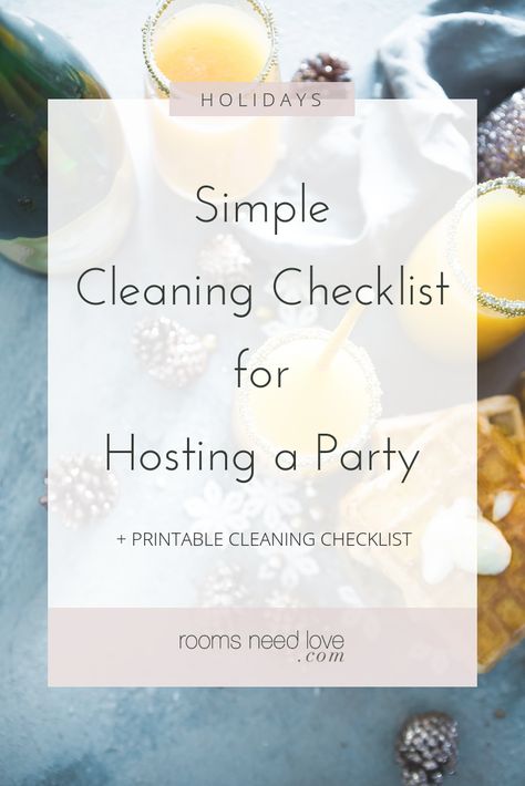 House Party Checklist, Party Cleaning Checklist, Clean White Canvas Shoes, Dinner Party Checklist, Remove Oil Stains From Clothes, Simple Cleaning Checklist, Football Party Snacks, Hosting A Party, Deep Cleaning House