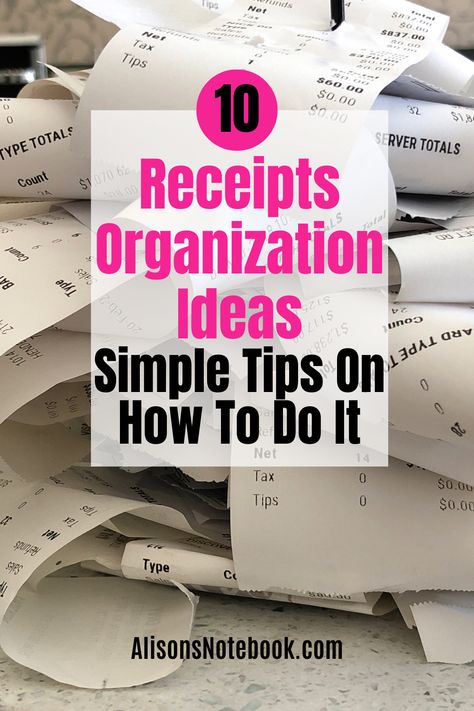 Is it hard for you to organize receipts? Here's our ultimate guide on how to organize receipts! These 10 ways will teach you on how organizing receipts for home or for business works so you wouldn't have any problems in organizing receipts anymore! Want more tips not just on receipt organization but also other decluttering ideas? Download my exclusive declutter for self-care checklist and embark on a journey to organize your life like never before. Receipt Storage Ideas, How To Organize Receipts Business, How To Organize Office Files, Document Organizer Filing System, Receipts Organization Ideas, How To Organize Receipts, Organizing Receipts For Business, Organizing Files At Home, How To Organize Your Home