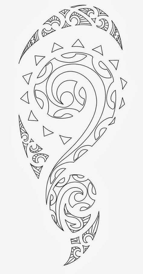 Stencils Tattoo, Tattoo Half Sleeve, Arte Ganesha, Half Sleeve Tattoo Stencils, Printable Tattoos, Stencil Outline, Polynesian Tattoo Designs, Maori Tattoo Designs, Tattoo Outline Drawing