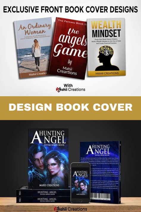 Are you looking for a professional, creative, and eye-catching book cover, ebook cover, or amazon kindle cover design? Let me help prepare for you creative book cover designs. I will do a professional and high-quality book cover, ebook cover, and KDP cover with free 3d mockups that will grab the attention of your audience and capture the essence of your writing. hire me to design book cover, ebook cover, amazon KDP cover with 3d mockup Creative Book Cover Designs, Creative Book Covers, Book Cover Mockup, Design Book Cover, 3d Mockup, Kindle Cover, Amazon Kdp, Design Book, Ebook Cover