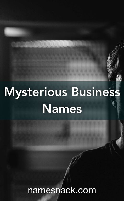 20 intriguing and mysterious name recommendations for your business. Mysterious Names, Free Logos, Blog Names, Men Store, Name Generator, Unique Names, Fancy Jewellery, Business Names, Company Names