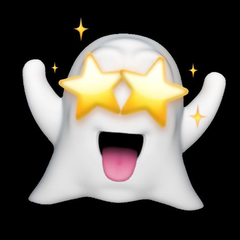 Ghost Emoji, Ghost, Funny