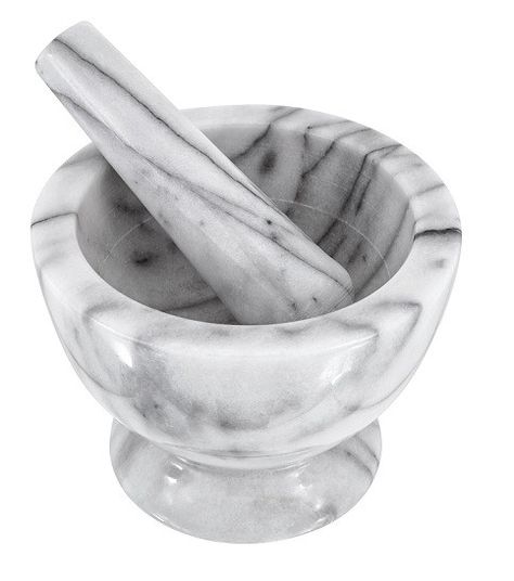 White Marble Mortar & Pestle for Herbs and Spices Fish Marinade, Mortar Pestle, John Wall, Catering Supplies, Multi Fuel Stove, Range Cooker, Cheap Accessories, Grey Marble, Household Appliances