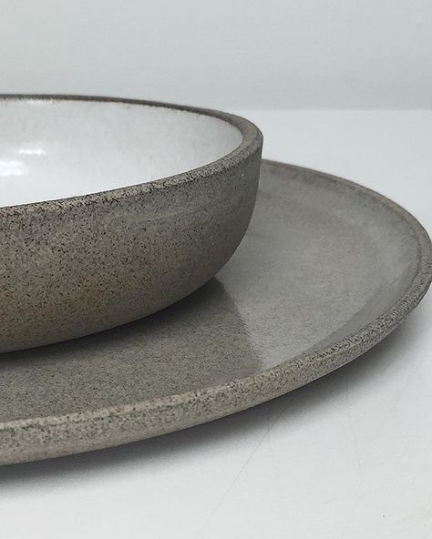 Big packing day ahead. Which means lots of cups of coffee and Kat’s best of 80’s (credible) hits playlist on Spotify. . New Bespoke Grey series. Dinner plate 26cm in Natural and 16cm bowl in White. Unglazed exterior. . . . #pottery #ceramics #stoneware #potter #twinearthceramics #dinnerware #propstylist #interiorstyling #kinfolktable #organic #cheflife #restaurant #rustic #tableware #bespokedesign #lifestyleblogger #minimal #design #natural #theartofplating #handbuilt #handmade #home #craft #mad Retail Photography, Kinfolk Table, Rustic Tableware, Chefs Plate, Pottery Glaze, Cups Of Coffee, Prop Stylist, Ceramic Dinnerware, Pottery Glazes