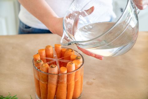 HOW TO CREATE A CUTE EASTER CARROT FLOWER ARRANGEMENT | Everyday Laura