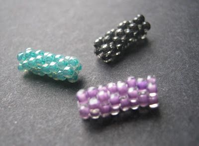 Tube Bead Bracelet, Seed Bead Bracelet Patterns, Beaded Bead, Bead Tutorials, Beaded Necklace Patterns, Beaded Beads, Bead Loom Bracelets, Seed Bead Tutorial, Necklace Patterns