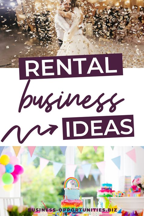 Rental Business Ideas, Event Planning Board, Party Rental Ideas, Birthday Party Rentals, Event Rental Business, Party Rentals Business, Wedding Business Ideas, Business Ideas For Women Startups, Party Planning Business