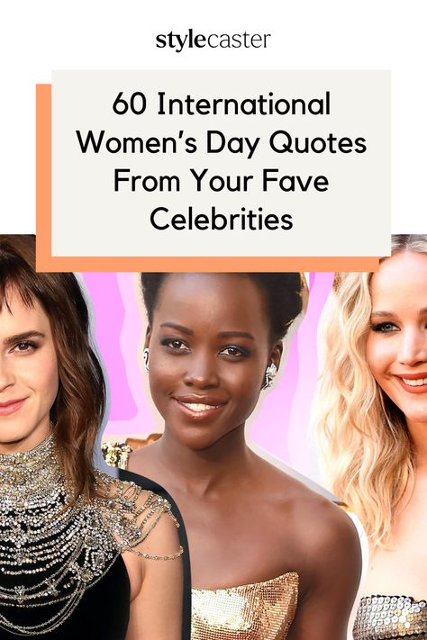 Get your pinning finger ready, because it’s almost International Women’s Day, and to celebrate, we’ve rounded up 50 kick-ass feminist quotes from the women who rule pop culture. Celebrity Quotes Funny, Famous Women Quotes, Quotes From Celebrities, Actress Quote, International Womens Day Quotes, Pop Culture Quotes, Celebrity Quotes, Mindy Kaling, Amy Poehler