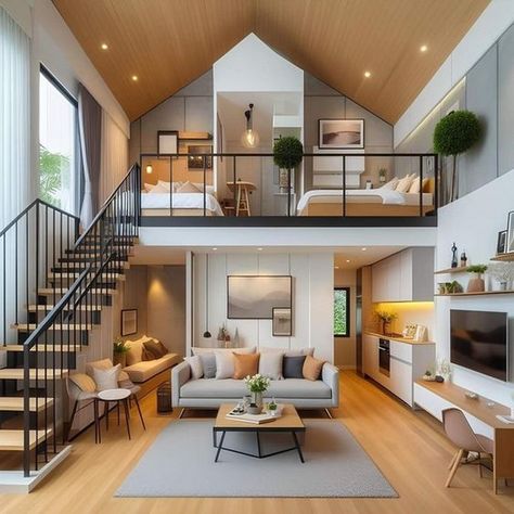 https://decomagz.com/20-loft-bedrooms-in-tiny-houses-maximizing-space-without-compromising-comfort/ Loft Bedrooms, Barndominium Interior, Loft House Design, Shed To Tiny House, Tiny House Loft, House Loft, Tiny House Community, Best Tiny House, Dream Apartment Decor