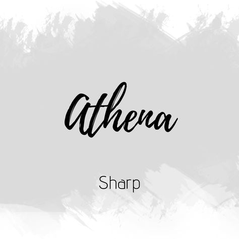 Athena Name Meaning, Athena Name, Gothic Baby Names, Athena Aesthetic, Random Baby, Meaningful Baby Names, Best Character Names, Name Boards, Beautiful Names