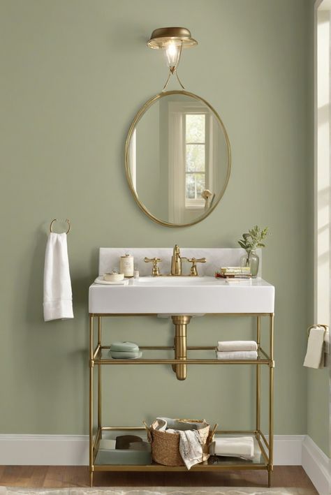 Can I Experience Behr's Broadway Brilliance? Sage Green’s New Stage Unveiled [2024] #Ad #homedecor #homedesign #fixhome #Painthome #interiorarchitecture Behr Witch Hazel, Behr Sage Brush, Sage Bedroom, Light Green Paint, Bungalow Homes, Behr Paint, Bathroom Reno, Kitchen Farmhouse, Green Home Decor