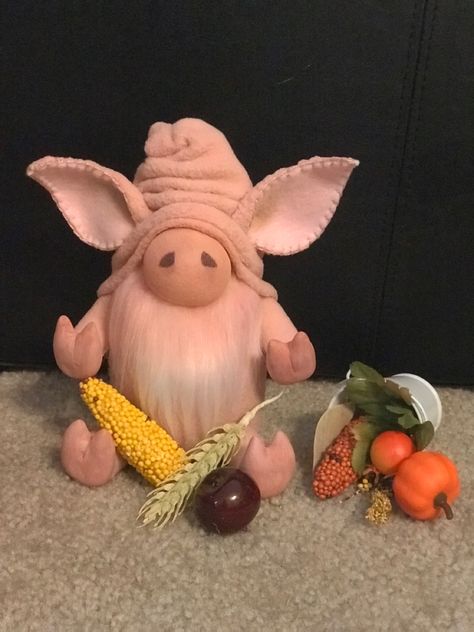 7”x5” Pickles the pig, handcrafted gnome, Gnomes, Pigs, Farm Decor, Farmhouse, Fall, Harvest, Barnyard Animal Gnomes Pig Gnomes Diy, Animal Gnomes Diy, Chicken Gnomes Diy, Rooster Gnome, Pig Gnome, Animal Gnomes, Farmer Gnome, Gnome Accessories, Pigs Farm