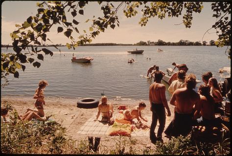 Young People of New Ulm, Minnesota, Spending a Sunday Swimming and Boating at Clear Lake Three Miles West of Town... | Flickr - Photo Sharing! 70s Aesthetic, Clear Lake, Water Skiing, + Core + Aesthetic, Summer Feeling, Summer Dream, Retro Aesthetic, Endless Summer, Vintage Summer