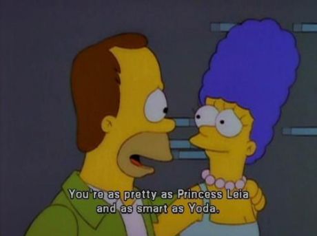 What a pick-up line :P Romantic Memes, Simpsons Funny, Homer And Marge, Simpsons Quotes, Romantic Words, The Simpson, My Funny Valentine, Homer Simpson, Princess Leia