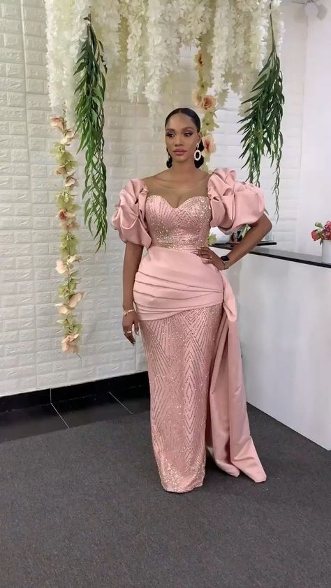 Pretty #weddingguest in 👗@mahaumes ❤️❤️ #tailorcatalogue #ankarastyle#tailorcatalogue #jumpsuitstyle #lacecollection #asoebistyles… | Instagram Nigerian Dress, Nigerian Lace Styles Dress, Nigerian Lace Styles, African Lace Styles, Lace Gown Styles, Lace Dress Styles, Mermaid Evening Gown, African Lace Dresses, Asoebi Styles