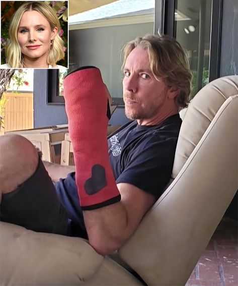 Kristen Bell Reveals the Brutal Way Husband Dax Shepard Broke His Hand: 'He's Very Embarrassed' Kristen Bell And Dax, My Name Is Earl, Dax Shepard, Katie Couric, The Ellen Show, Voice Acting, Kristen Bell, Hit And Run, Acting Career