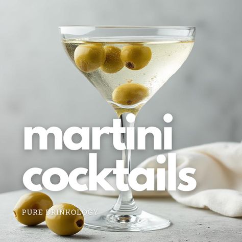 Discover a refined collection of martini cocktails that elevate any occasion! From the timeless gin martini and smooth vodka martini to creative twists like the espresso martini and fruity cosmopolitan, these recipes offer something for every palate. Perfect for cocktail hour, dinner parties, or a cozy night at home, these martini variations showcase elegance and flavor in every sip. Cheers to mastering the art of the martini! Martini Variations, Martini Cocktail Recipes, Tequila Martini, Martini Recipes Easy, Martini Recipes Vodka, Gin Martini, Simple Cocktail, Classic Martini, Cocktail Ideas