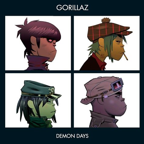 Gorillaz Aesthetic, Gorillaz Albums, Gorillaz Demon Days, Gorillaz Band, Demon Days, Collage Des Photos, Monkeys Band, Jamie Hewlett, Gorillaz Art