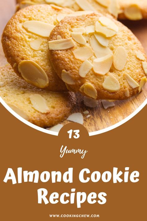 Find your new favorite treat from this roundup of 13 delectable almond cookie recipes that include light pillow cookies, Italian biscuits, and more. Pillow Cookies Recipe, Almond Meltaway Cookies, Pillow Cookies, Cookies Italian, Chinese Almond Cookies, Italian Biscuits, Italian Almond Cookies, Almond Sugar Cookies, Almond Cookie