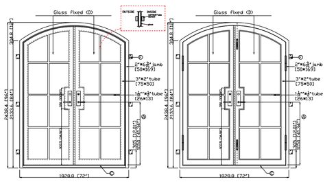 Iron Door Size Guide | Gloryirondoors Front Double Door, French Doors With Transom, French Entry Doors, Door Arch, Wrought Iron Front Door, French Front Doors, Steel French Doors, Stone Exterior Houses, Iron Front Door