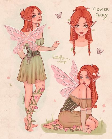 Vintage Pages, Fairy Drawings, Fairytale Art, Fairy Art, Girls Cartoon Art, Art Journals, Cartoon Art Styles, Girl Drawing, Fantasy Character Design