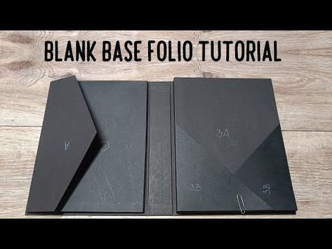 Folio Layout, Folio Tutorials, Diy Mini Album Tutorial, Folio Books, Diy Mini Album, Mini Album Tutorial, Scrapbook Tutorial, Mini Scrapbook, Mini Scrapbook Albums