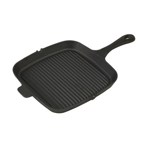 International Bradshaw Black Cast Iron 11-inch Square Grill Pan (Black) Dolce Gusto Mini Me, Capsule Coffee, Cast Iron Grill Pan, Capsule Coffee Machine, Iron Grill, Cast Iron Grill, Fun Cooking, Grill Pan, Cast Iron