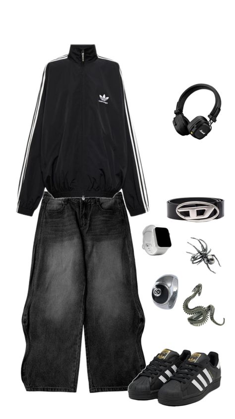 Baggy Outfit Ideas, Street Style Outfits Casual, 일본 패션, Outfit Inspo Casual, Guys Clothing Styles, Cool Outfits For Men, Swaggy Outfits, Streetwear Men Outfits, Mode Inspo