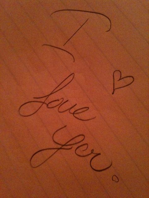 I love you <3 I Love You In Cursive, Meaningful Love Quotes, In Cursive, Cursive Letters, Cursive Writing, Letter Writing, I Love You, Love Quotes, Love You