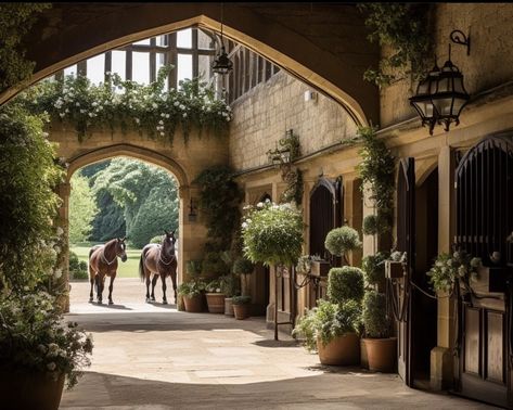 Castle Aesthetic House, French Farm Aesthetic, Houses On Farms, Old Money Greenhouse, English Estate Interior, French Chateau Backyard, English Country Manor Interiors, Chateux Interior, Rural House Country Living