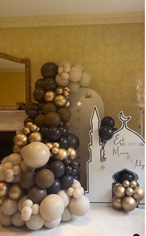 Ameen Decorations, Eid Set Up, Hajj Decorations Ideas, Hijab Party Ideas Decoration, Hajj Mubarak Decoration Ideas, Eid Al Fitr Decorations, Umrah Decoration Ideas, Hajj Decorations, Hajj Party