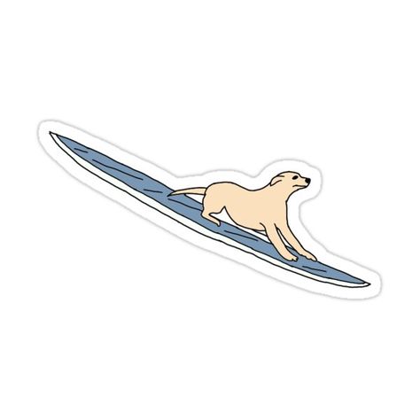 Surfboard Drawing, Surfboard Stickers, Beach Stickers, Iphone Stickers, Sea Gifts, Surf Gifts, Bike Stickers, Tumblr Stickers, Stickers Redbubble